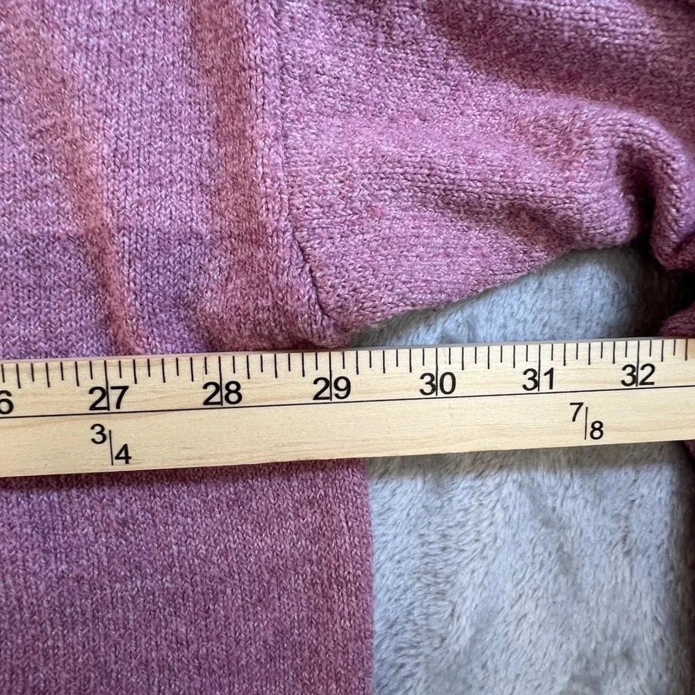 ANA A NEW APPROACH‎ Women's Pink Heathered V-Neck Sweater Tunic Plus Size 3X